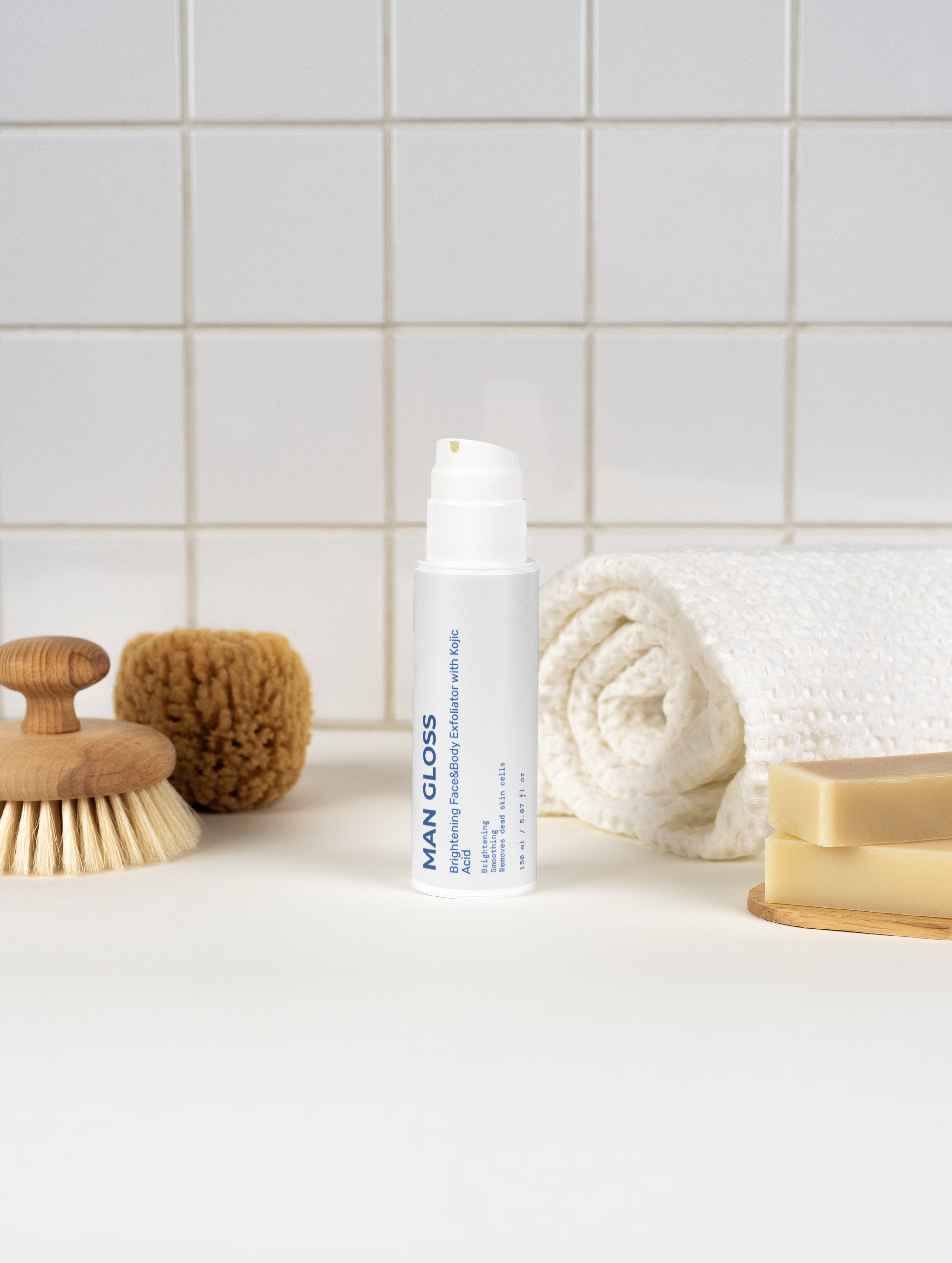 Brightening Face&Body Exfoliator with Kojic Acid