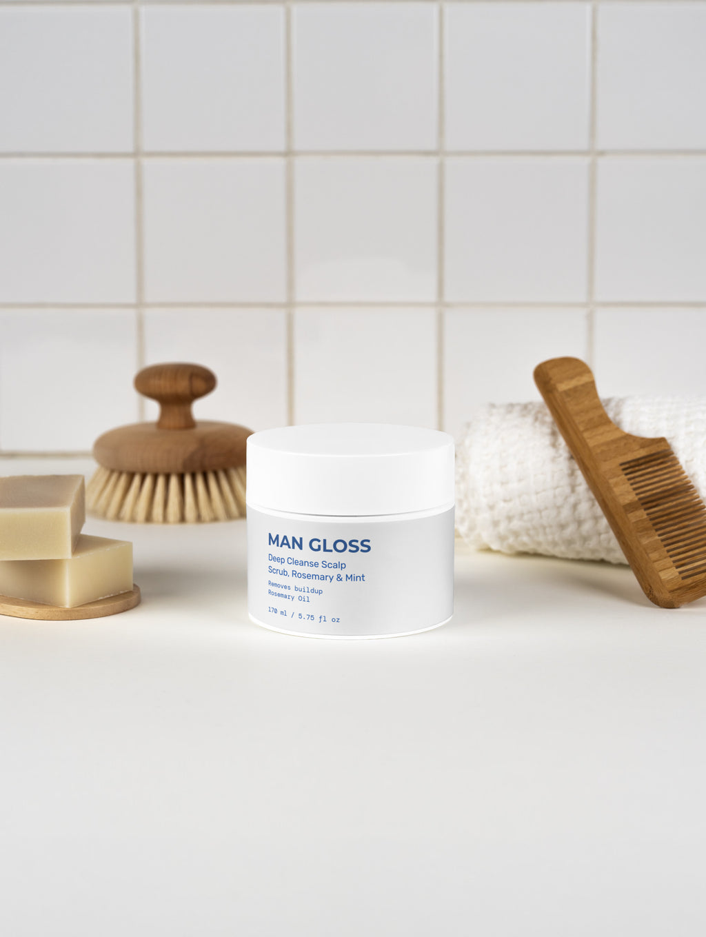 Deep Cleanse Scalp Scrub, Rosemary & Mint